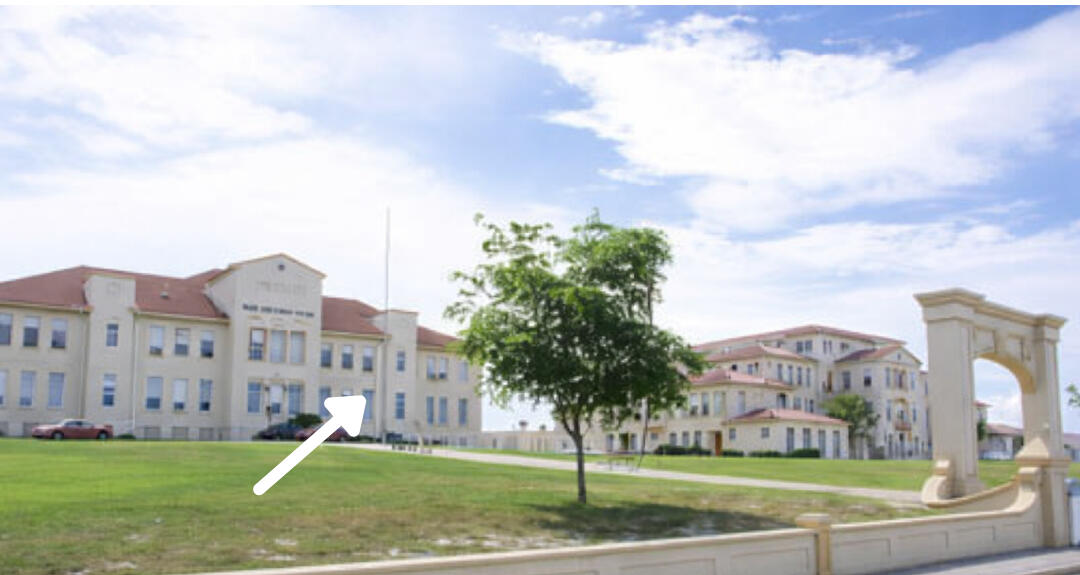 Our prayer meeting spot at the flagpole.